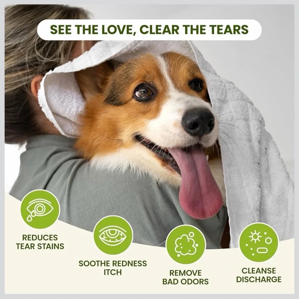 PawSono Pet Eye Wipes - (unscented)